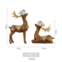 Ornamen rusa keberuntungan resin dekorasi kabinet anggur gaya Eropa kreatif