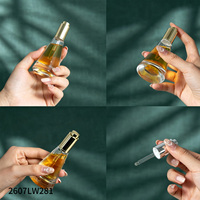 Flacon en verre conique blanc éclatant de 15 ml, directement de l'usine, pour lotions et sérums ; couleurs personnalisables ; compte-gouttes pour huiles essentielles