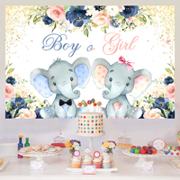 Spanduk Latar Belakang Pesta Pengungkapan Jenis Kelamin Bayi Motif Gajah Bunga Apa Jenis Jenis Bayi yang Akan Lahir? Latar Belakang Gajah Pink atau Biru