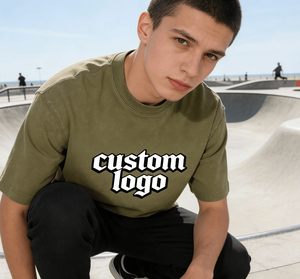 Camisetas Personalizadas de Estilo Urbano, Impresas, Transpirables, de 250g, 100% Algodón Tejido, Cuello Redondo, Manga Corta para Hombre - Product Image 4