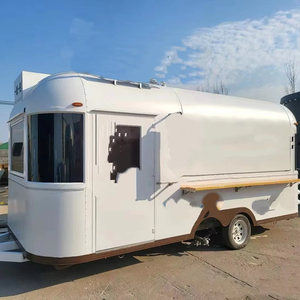 Remolque de Comida de Acero Inoxidable para Concesiones de Barbacoa, Totalmente Equipado, Cafetería Móvil, Dulces, Comida Rápida, Cocina Completa Personalizable - Product Image 1