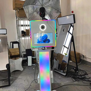 Photo Booth LED Selfie Premium Pro-Grade Kompatibel DSLR/<span class=keywords><strong>iPad</strong></span>, Perakitan Cepat untuk Acara Mewah, Pernikahan, dan Fungsi Sosial - Product Image 2
