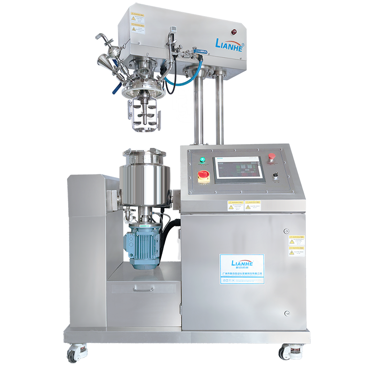 Косметический крем, вакуумный гомогенизирующий эмульгатор, гомогенизатор, эмульсионная смесительная машина с резервуаром из нержавеющей стали, 5 л, 10 л, 20 л
