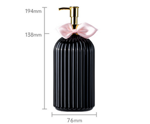 Nouveau 500ml PET Presse Pompe Lotion Shampooing Bouteille Rayée Bouteille Grande Capacité Shampooing Bouteille En Plastique - Product Image 3