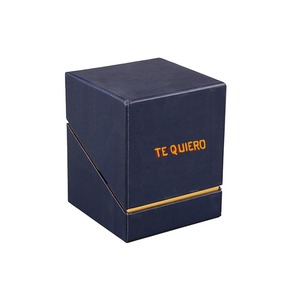 Paper <b>black</b> candle <b>gift</b> <b>box</b> with printing, customizable according to needs - Product Image 6