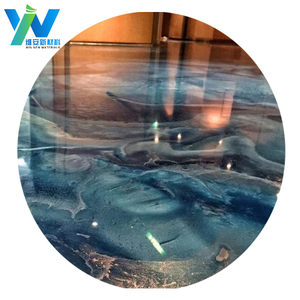 Kit <span class=keywords><strong>de</strong></span> Resina Epoxi Metálica Sólida para Pisos <span class=keywords><strong>de</strong></span> <span class=keywords><strong>Cemento</strong></span>, Recubrimiento <span class=keywords><strong>de</strong></span> Alto Brillo, Sin Solventes, con Purpurina Dorada, Impermeable - Product Image 3