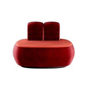 Fabrikpreis Luxus Designer-Möbel Handgefertigter Maßgeschneiderter Moderner Samt-Vonkli-Sessel für Heim- und Barmöbel - Product Image 5