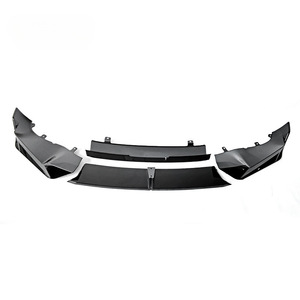 Divisores de labios delanteros negros brillantes ABS estilo DK para BMW X5M F95 Pre-LCI 2019-2022 labio de parachoques delantero de nueva condición - Product Image 6