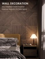 Panneaux acoustiques décoratifs en fibre de polyester rustique avec NRC 0.9 pour café, bar et hall d'immeuble - Commande en gros - roydaa