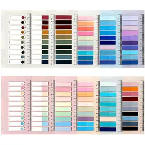 Customized Waterproof Small Washable Sticky Notes Book Index Tabs With Ruler