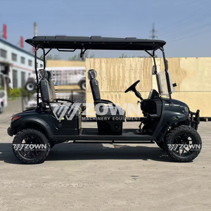 Voiturette de golf électrique 4 places avec boîte de rangement, véhicule utilitaire pour parcours de golf, parc, campus et zone industrielle - Product Image 3