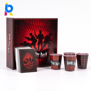 โรงงานผลิตบอร์ดเกมส์แบบกำหนดเอง พิมพ์ลายหรูหรา เกมส์กระดานแนวกลยุทธ์เรียบง่าย พร้อมอุปกรณ์เสริมชิ้นส่วนกระดาษ พลาสติก และไม้ - Product Image 1