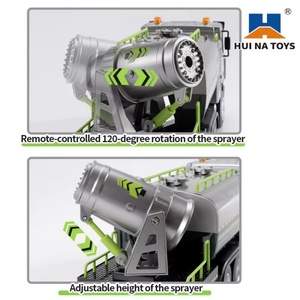 SJY-1316 Coche RC de Aleación a Escala 1:18 con Control Remoto de 9 Canales, Pistola de Pulverización para Supresión de Polvo, Vehículo de Juguete con Aspersor de Limpieza para Niños - Product Image 5