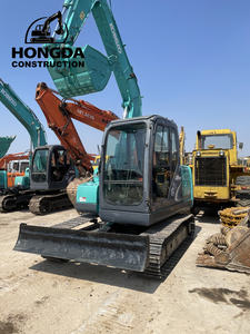 Mini pelle sur chenilles Kobelco SK 75 d'occasion à vendre haute qualité bonne performance Kobelco SK75 du Japon original bon marché - Product Image 6