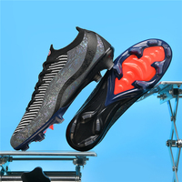 Chaussures de football d'extérieur légères et résistantes à l'usure, tige hybride en PU, semelle antidérapante en TPU, imperméables, professionnelles, automne/hiver