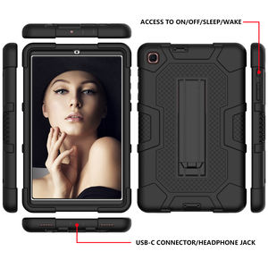 Per <span class=keywords><strong>Samsung</strong></span> <span class=keywords><strong>Galaxy</strong></span> <span class=keywords><strong>Tab</strong></span> <span class=keywords><strong>A</strong></span> 8.4 pollici T307 /T307u Rugged Hybrid Armor <span class=keywords><strong>Cover</strong></span> Defender <span class=keywords><strong>Cover</strong></span> protettiva antiurto per <span class=keywords><strong>Tablet</strong></span> con cavalletto - Product Image 3