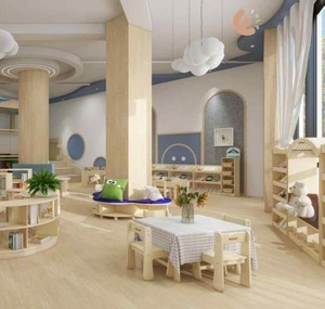Design personalizzato di Eibele asilo nido con mobili in legno <span class=keywords><strong>Montessori</strong></span> di alta qualità e <span class=keywords><strong>arredi</strong></span> per sala lettura prescolare - Product Image 2