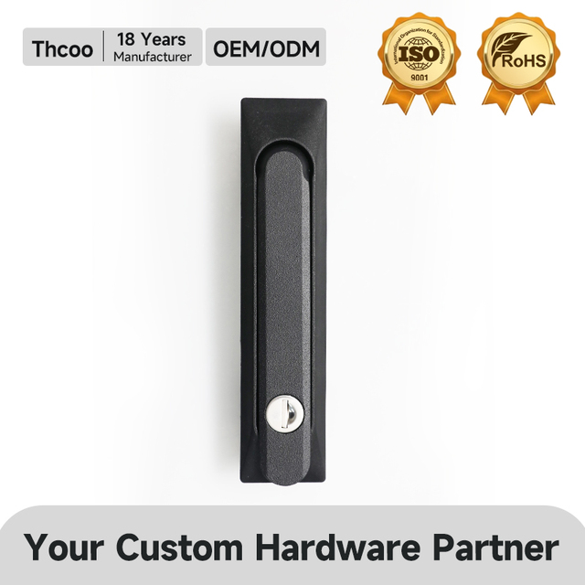 Swing Handle Electric Cabinet Flush Mount Panel Latch Lock Control Panel Board Door Lock for Electrical Control Cabinet Door