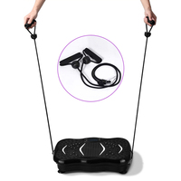 4D Vibrationsplatte Trainingsgerät für Ganzkörperfitness mit Bluetooth-Lautsprecher Fernbedienung 120kg Tragkraft