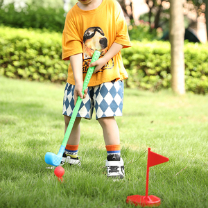 Ensemble de mini-golf pour enfants, <span class=keywords><strong>jouet</strong></span> de sport d'intérieur/extérieur avec <span class=keywords><strong>club</strong></span> en plastique pour un jeu de golf amusant pour les garçons et les filles - Product Image 4