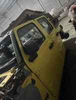 77072498AC 77072496AC Porte de voiture d'origine pour Jeep Wrangler JK JL, assemblage de porte de voiture d'occasion authentique avec rétroviseur latéral