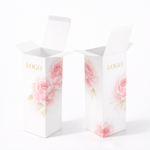 Caja de Cartón Plegable con Tapa Superior Personalizada para Perfumes, con Laminado Mate e Inserto Divisor para Exhibición en Minoristas - Product Image 1