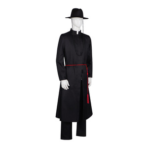 Disfraz de Cosplay de Demon Boy Shaka de Star's Edge, Gabardina Negra con Sombrero - Product Image 3