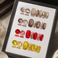 BORN PRETTY Fabricant OEM Vernis Gel Magnétique Effet Œil de Chat Marron Foncé Doré Sans HEMA ni TPO pour l'Hiver, Fournitures pour Ongles