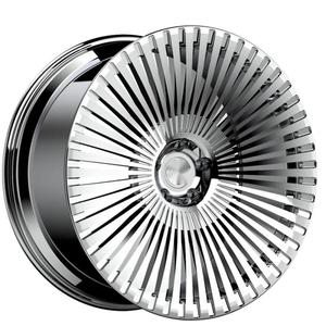 جنوط سيارات سباق متعددة الأذرع مقاس 17 18 19 20 21 22 بوصة 5x120، جنوط مصنوعة حسب الطلب من سبائك معدنية مصقولة ومطلية بالكروم 5x114.3 5x120 5x130 5x112 - Product Image 1