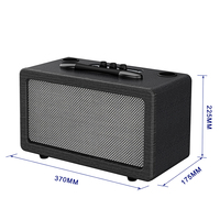 M5505 Haut de gamme, qualité originale, caisson de basses actif portable en cuir et bois, subwoofer d'occasion, super basses, enceinte sans fil