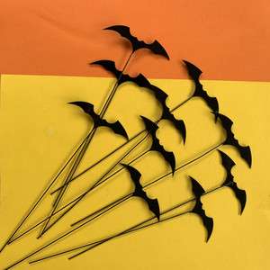 ของตกแต่งเค้กฮาโลวีนรูปค้างคาวอะคริลิค รสหวานน้ำผึ้ง 10 ชิ้นต่อแพ็ค สำหรับตกแต่งงานปาร์ตี้ - Product Image 3