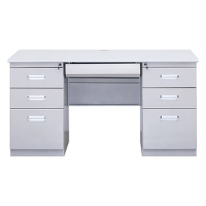 <span class=keywords><strong>Escritorio</strong></span> Moderno <span class=keywords><strong>para</strong></span> Portátil <span class=keywords><strong>Pequeño</strong></span> con 6 Cajones, Mesa de Hierro <span class=keywords><strong>para</strong></span> Oficina en Casa, Muebles Fabricados <span class=keywords><strong>para</strong></span> Edificios Escolares - Product Image 1
