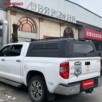 Capot rigide en alliage d'aluminium pour pick-up avec portes latérales solides et porte arrière à persiennes pour Mitsubishi L200