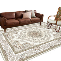 Tapis américain rétro de style persan, couverture complète, couverture européenne pour chambre à coucher, tapis transfrontalier pour salon, canapé
