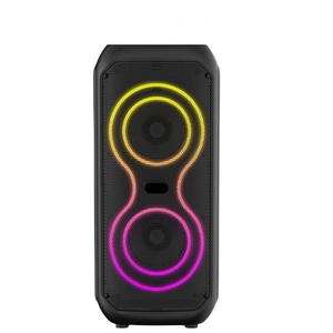 BT2425 Altavoz De Karaoke Reproductor De Música Portátil Altavoces Grandes Fiesta De Dj Al Aire Libre Altavoz De Karaoke Dual De 8 Pulgadas Con Micrófono Y <span class=keywords><strong>Bluetooth</strong></span> - Product Image 1