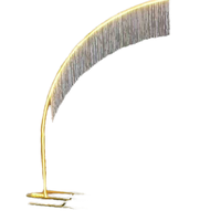 Support de décoration de mariage moderne avec perles lumineuses pour arche de mariage, entrée d'événement, toile de fond de fête et décoration événementielle