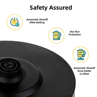 Bouilloire Électrique en Verre avec Lumière LED, Chauffe-Eau Instantané, Carafe Électrique à Prix Abordable, Bouilloires en Verre
