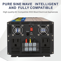 Convertisseur JIANGTEK PS-8000 8000w 12v 24v 48v Onduleur à onde sinusoïdale pure Convertisseur de courant CC vers CA