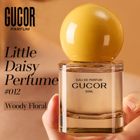 GUCOR 012 Parfum Femme Floral Boisé 50ml Parfum Fraîcheur Longue Durée avec Petite Marguerite Daisy Eau Fabrication So Fresh