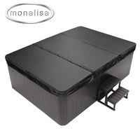 Spa extérieur de luxe pour 9 personnes, 3 mètres, avec commandes Balboa, désinfectant à l'ozone et 125 jets – Fournisseur pour jardin