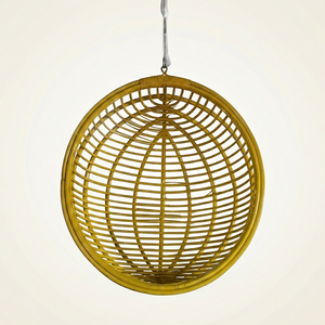 Silla Colgante Tipo Huevo de Bambú Ecológica Moderna de Alta Calidad para Niños, Bebés, Sala de Estar, Patio, Jardín, Balcón - Product Image 1