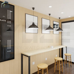 Estructura de Acero de Diseño Modular, Contenedor Comercial de 20 Pies, Bar Cafetería, Contenedor Prefabricado, Puesto de Café - Product Image 6