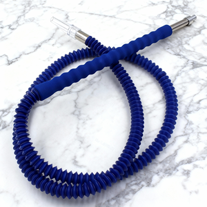 Mangueras de Silicona y Aluminio de Doble Color Rojo y Azul para Narguile, Accesorios para Narguile, Tabaco, Artículos para Fumar en Casa - Product Image 4