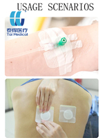 Rouleau de pansement médical non tissé de classe I de 10 cm * 10 m, patch de fixation, non désinfecté, fabriqué en Chine avec logo et emballage personnalisés