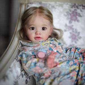 26-Zoll Pippa Finished <span class=keywords><strong>Fashion</strong></span> <span class=keywords><strong>Doll</strong></span> Beliebte lebensechte Soft Touch 3D Haut Kunst Spielzeug Big American Toddler Girl Reborn <span class=keywords><strong>Doll</strong></span> - Product Image 5