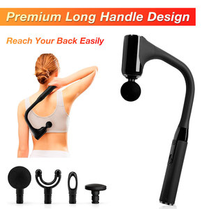 Pistola de Masaje Personalizada sin Escobillas, Pistola de Masaje Manual, Silicona de Grado Alimenticio, Bajo Ruido, Masajeador Inalámbrico para Espalda, Cuello y Cuerpo Completo - Product Image 1