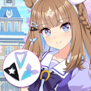 The Main Saint Darcy's Horse Girl Abricot Eye Cos Hairpin Accessoire cheveux dégradé bleu et rose Acrylique Headpiece <span class=keywords><strong>Pretty</strong></span> <span class=keywords><strong>Derby</strong></span> - Product Image 1