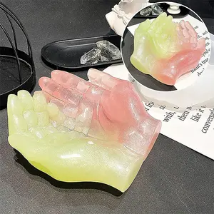 3D DIY eller epoksi reçine kalıp kristal el kalıp kiti düğün için yıldönümü hediyesi çift