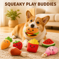 Jouet sonore de luxe en peluche de dessin animé pour chiot L-76 Zhejiang, jouet anti-stress sonore pour chiens et chats, à mâcher/mordre