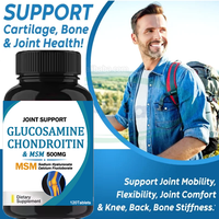 Ausreson MSM Glucosamine et Chondroïtine Sulfate Collagène Comprimés Soins de Santé Halal Glucosamine Chondroïtine MSM Comprimé